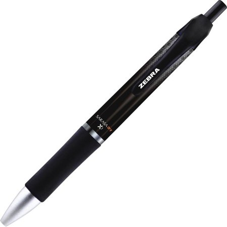 ZEBRA PEN Sarasa Dry Gel X1 Retractable Pen; Black ZEB45610